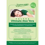 Saltea cu memorie Somnart Memory Ultimate 160x200, înălțime 24 cm, husă cu Aloe Vera, cu mânere, fermitate mare