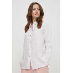 Barbour camasa de in culoarea alb, cu guler clasic, relaxed