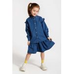 Coccodrillo fusta denim pentru copii mini, evazati