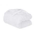 Pilota de vara Viseo 180x210, microfibra alba, umplutura 200 gr/mp, vidata