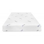 Saltea cu spuma poliuretanica Somnomed Antiacaria 90x200, inaltime 20 cm, pentru alergici, husa detasabila cu tratament antiacarian, fermitate medie