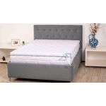 Topper 90x200 HypoallergenicMed Somnart cu husa microfibra, detasabila, spalare la 95°C, miez inaltime 5 cm