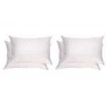 Set 4 perne matlasate Somnart, 50x70 cm, microfibra cu fibre de carbon