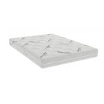 Saltea cu spumă poliuretanică Somnart HypoallergenicMed Antibacteria, 90x200, înălțime 18 cm, antibacterii, husă detașabilă cu fermoar, fermitate medie