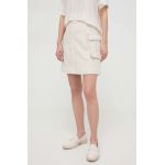 Custommade fusta culoarea bej, mini, creion