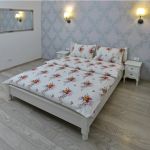 Lenjerie pentru 2 persoane Somnart Ultrasleep, bumbac 100%, model flori