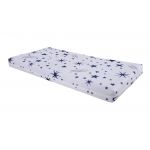 Saltea cu memorie Somnart Memory 70x140, înălțime 10 cm, pentru bebeluși și copii, husă impermeabilă, fermitate medie, model steluțe