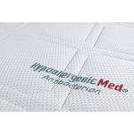 Saltea cu spumă poliuretanică Somnart HypoallergenicMed Antibacteria, 90x200, înălțime 18 cm, antibacterii, husă detașabilă cu fermoar, fermitate medie