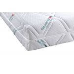 Saltea cu spumă poliuretanică Somnart HypoallergenicMed Antibacteria, 90x200, înălțime 18 cm, antibacterii, husă detașabilă cu fermoar, fermitate medie