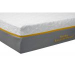 Saltea cu memorie și arcuri individuale Somnexpert Silver Evolution Pocket Spring 140x200, înălțime 24 cm, husă detașabilă, fermitate medie