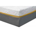 Saltea cu memorie și arcuri individuale Somnexpert Silver Evolution Pocket Spring 90x200, înălțime 24 cm, husă detașabilă, fermitate medie