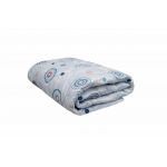 Set pilota primavara/vara si 1 perna Viseo Circles SomnART, microfibra, 150 g/mp, 150x200 cm + 50x70 cm