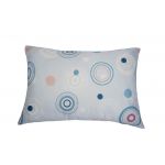 Set pilota primavara/vara si 1 perna Viseo Circles SomnART, microfibra, 150 g/mp, 150x200 cm + 50x70 cm