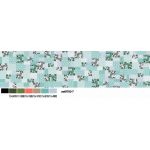 Tesatura microfibra imprimata, 62 g/mp, latime 215 cm, lungime 200 m, imprimeu XWL9700-7