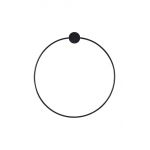 ferm LIVING suport prosop Black