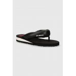 Love Moschino slapi femei, culoarea negru, cu toc plat, JA28213G0IJM0000