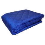 Patura cocolino picnic impermeabila 3 straturi, PolarTech Somnart, 150x200, albastru + gri inchis