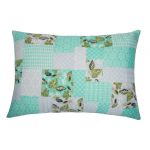 Perna SomnART Green Flowers, 50x70 cm, microfibra