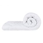 Pilota de vara Viseo 150x200, microfibra alba, umplutura 200 gr/mp, vidata