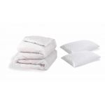 Set Confort Somnart pilota 200x220 cm + 2 perne 50x70 cm, microfibra