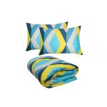 Set pilota primavara/vara si 2 perne Viseo Diamond SomnART, microfibra, 150 g/mp, 180x200 cm + 50x70 cm