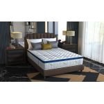 Saltea cu arcuri Somnomed Complete Care 4Family 140x200, înălțime 26 cm, spumă cu memorie, husa tratament antifungic, fermitate mediu-tare, sistem aerisire 3D
