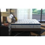 Saltea cu arcuri Somnomed Complete Care 4Family 90x200, înălțime 26 cm, spumă cu memorie, husa tratament antifungic, fermitate mediu-tare, sistem aerisire 3D