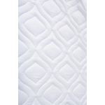 Pilota de vară 200x220 Somnart Belina, microfibra, lavabila la masina, vidata, Alb