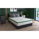 Saltea cu arcuri HypoallergenicMed Primo Protect 90x200, înălțime 23 cm, ortopedică, husă tratament antialergic, fermitate mediu-tare, sistem aerisire 3D