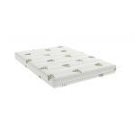 Saltea cu memorie Somnart XXL Memory Plus 180x200, înălțime 25 cm, pentru persoane supraponderale, husă Aloe Vera detașabilă, rulată, fermitate mare