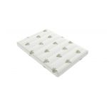 Saltea cu memorie Somnart XXL Memory Plus 180x200, înălțime 25 cm, pentru persoane supraponderale, husă Aloe Vera detașabilă, rulată, fermitate mare
