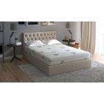 Saltea cu memorie Somnart XXL Memory Plus 180x200, înălțime 25 cm, pentru persoane supraponderale, husă Aloe Vera detașabilă, rulată, fermitate mare