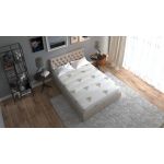 Saltea cu memorie Somnart XXL Memory Plus 180x200, înălțime 25 cm, pentru persoane supraponderale, husă Aloe Vera detașabilă, rulată, fermitate mare