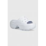 Crocs papuci Stomp Slide femei, cu platforma, 209346