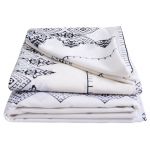 Lenjerie de pat bumbac polycotton, SomnART, pentru pat de o persoana (fata perna 50x70, cearceaf pat 150x240, cearceaf pilota 150x200), Afrodita