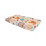 Lenjerie patut bebe, SomnART, cearceaf pat 60x120x10 cu elastic, cearceaf pilota 80x110, perna joasa 20x35, Bufnite Mari