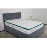 Saltea cu arcuri HypoallergenicMed Primo Protect 160x200, înălțime 23 cm, ortopedică, husă tratament antialergic, fermitate mediu-tare, sistem aerisire 3D