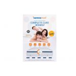 Saltea cu arcuri Somnomed Complete Care 4Family 90x200, înălțime 26 cm, spumă cu memorie, husa tratament antifungic, fermitate mediu-tare, sistem aerisire 3D