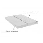 Saltea cu spumă poliuretanică SOMNART HypoallergenicMed PolyCotton 100x200, înălțime 16 cm, hipoalergenică, husă detașabilă, fermitate medie