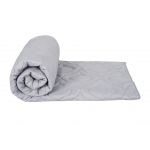 Pilota de vară 180x200 Somnart Belina, microfibra, lavabila la masina, vidata, Gri