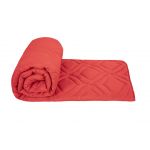 Pilota de vară 180x200 Somnart Belina, microfibra, lavabila la masina, vidata, Rosu