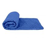 Pilota de vară 150x200 Somnart Belina, microfibra, lavabila la masina, vidata, Ultramarin