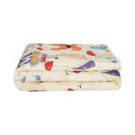 Pilota bumbac Somnart Bufnite, 150x200cm, umplutura 300 gsm