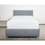 Saltea cu memorie si arcuri Silver Evolution Pocket Spring, Horeca, 90x200, inaltime 30 cm, husa cu ioni de argint, fermitate ridicata