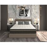 Saltea cu arcuri si memorie Somnexpert Top Confort 140x200x30, fermitate mediu-tare, cu topper integrat, cu manere