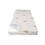 Husa saltea 90x200x14, Aloe Vera, matlasata, lavabila, detasabila, cu fermoar 4 laturi