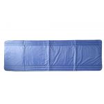 Saltea cu interior vatelină Somnart 60x190, înălțime 1 cm, pentru șezlong, două segmente, husă impermeabilă, culoare bleumarin