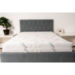 Saltea cu spumă poliuretanică Somnart HypoallergenicMed Antibacteria, 180x200, înălțime 18 cm, antibacterii, husă detașabilă cu fermoar, fermitate medie