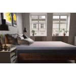 Saltea cu memorie și arcuri individuale Somnexpert Silver Evolution Pocket Spring 140x190, înălțime 24 cm, husă detașabilă, fermitate medie