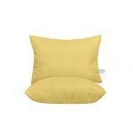 Set 2 Perne matlasate US, microfibra Galbena, 50x70 cm